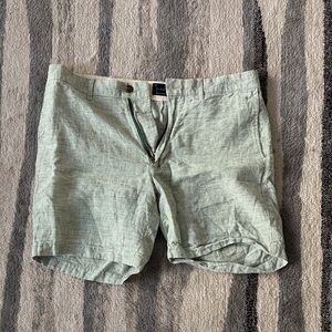 J. Crew Light Green Men's Flat Front Shorts